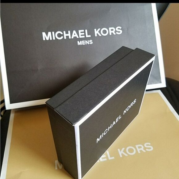 ššALERT Michael Kors Men's BlackāJet Set Signature Andy Billfold Pocket - Picture 3 of 15